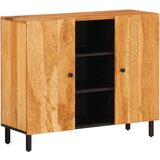  The Living Store Stranska omarica 90x33x75 cm trden akacijev les - Stranska Omarica, (21444887) | Shoptok.si