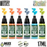 Green Stuff World Paint Set - Pastel Colors | Set Akrilnih Boja x6 | Eponuda.com