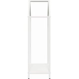  Stalak za drva bijeli 40x25x90 cm hladno valjani čelik | Eponuda.ba