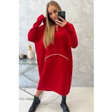 Kesi Insulated dress with hood red | shoptok.hr