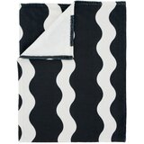 Sassy B Črno-belo pregrinjalo iz mikropliša 200x240 cm Waves – Cene