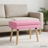  Klupa s dvostrukim slojem Ružičasta 60 x 40 x 46 cm Tkanina | Eponuda.com