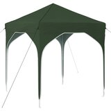 vidaXL Zložljivi šotor za zabave 194 x 194 x 245 cm Zelena, (5000218944) | Shoptok.si