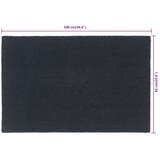  Otirači tamnosivi 65x100 cm čupavi od kokosovih vlakana | shoptok.hr