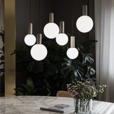 Ideal Lux led luster na sajli odeon LED/8W/230V cri 90 prečnik 20 cm bež/bela | Eponuda.com