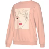 Lascana Sweater majica nude / roza