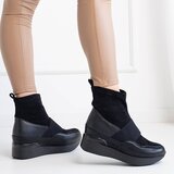 Resti Black women's slip-on boots with embossing Keleda - Footwear | Shoptok.si