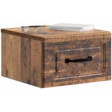  Noćni ormarić za montažu na zid Staro drvo 34,5 x 33 x 20 cm | shoptok.hr
