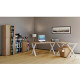 MID.YOU Kotna Pisalna Miza Lona, Hrast | Shoptok.si