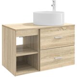  Set namještaja za kupaonicu 2 kom. Hrast sonoma | shoptok.hr