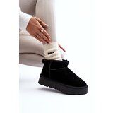 Boto Fashionable Suede Low Snow Boots Black Nucca | ePonuda.com
