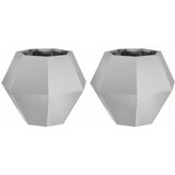  Sadilica 2 pcs Srebrno 50 x 50 x 40 cm Nehrđajući čelik | shoptok.hr