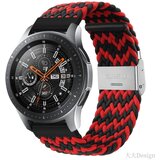  Elastic Nylon 20mm narukvica - Black/Red Band | Eponuda.ba