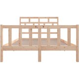  Okvir za krevet od masivne borovine 140 x 200 cm | shoptok.hr