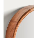 Kave Home Stensko ogledalo z lesenim okvirjem ø 30,5 cm Berale – | Shoptok.si