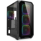 Sharkoon AK5G RGB midiATX okno črno ohišje | Shoptok.si