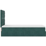 Otomanski posteljni okvir z vzmetnicami zelen 80x200cm žamet, (22053091) | Shoptok.si