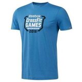 Reebok Majice s kratkimi rokavi Crossfit Games Crest Modra Cene