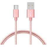 Optimus usb c data kabel (1m, usb-c na usb 2.0, pleteni/najlon, rozi) | shoptok.hr
