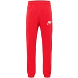 Nike Sportswear Hlače rdeča / bela