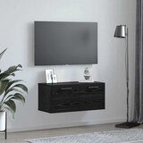  Ormar za Zid Zidna montaža Crni hrast 80 x 36,5 x 35 cm | shoptok.hr