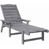  Ležaljka 3 pcs Svijetlo siva Polietilen | shoptok.hr