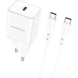  USB punjač sa kablom 1m Type-C to Type-C BOROFONE BN6 PD20W Type-C set white Cijene