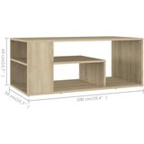 vidaXL stolić za kavu boja hrasta sonome 100 x 50 x 40 cm od iverice | shoptok.hr