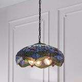  Endon 64080 - Luster na lancu Tiffany DRAGONFLY 3xE27/60W/230V prečnika 41 cm | Eponuda.com