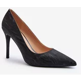 Kesi Black Klonisa high heels embellished with glitter