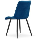  SPLIT stolica - tamnoplavi baršun / crne noge x 3 | shoptok.hr