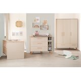 Roba Kremno bela/v naravni barvi otroška garderobna omara v hrastovem dekorju 138x200x55 cm Jil – | Shoptok.si
