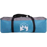 vidaXL Šotor z dome s streho s shranjevanjem z odzračevanjem zraka Modra 384 x 254 x 170 cm | Shoptok.si