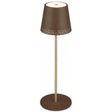 BRILO LED stona punjiva dodirna lampa KIKI LED/2,6W/5V IP44 2600 mAh braon Cene