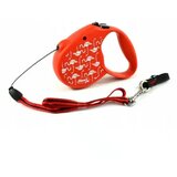 Flexi povodac flamingo m cord 5m - crvena | ePonuda.com