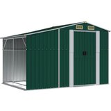 vidaXL Vrtna lopa zelena 277x192,5x179 cm pocinkano jeklo - - Zelena - 65.29 - 277 x 192.5 x 179 cm - 2025- | Shoptok.si