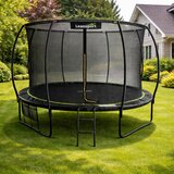  Trampolin 487 cm z zaščitno mrežo in lestvami - vrt | Shoptok.si