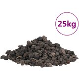 vidaXL Vulkanski kamen 25 kg črn 1-2 cm, (20951393) | Shoptok.si