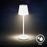 BRILONER 7517016 - LED RGB prigušiva stona lampa CILANO 3W/5V IP44 2000 mAh bela | Eponuda.com