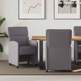  Blagovačke stolice s kotačima 2 pcs Siva 58 x 65 x 98 cm | shoptok.hr