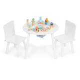 ECO TOYS EcoToys WH135 bijeli set dječji stol sa stolicama 2 komada | shoptok.hr