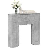  Okvir za kamin Betonska siva 93 x 20 x 89 cm Konstruirano drvo | shoptok.hr