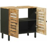 Ormarić za umivaonik s pohranom Smeđa i crna 62 x 33 x 58 cm | shoptok.hr
