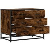 vidaXL Ormar s ladicama dimljeni hrast 70x41x56 cm izrađeno drvo | shoptok.hr