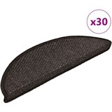  Ljepljivi tepisi za stepenice 30 kom 56x17x3 cm antracit | shoptok.hr