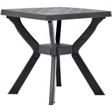 vidaXL Bistro miza antracitna 70x70x72 cm plastika Cene