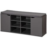 Kesper KSP15919 drveni cipelarnik sivi sa jastukom za sedenje 103X48X30,5CM