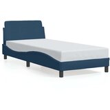  Okvir za krevet s uzglavljem Dover plavi 80x200cm tkanine | shoptok.hr