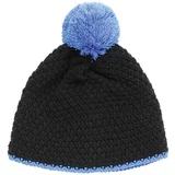 Kapa zimska kapa Snow, pletena, črno modra