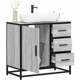 vidaXL Kupaonski ormarić za umivaonik sivi Sonoma 65x33x60 cm Cijene